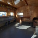 Intérieur vaste des chalets de pêche à Saint-anne-de-la-Pérade